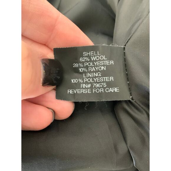 Michael Kors grey belted wool coat size PS - Picture 4 of 6